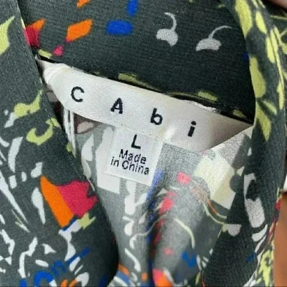 Cabi top size L artsy button down style# 129 artsy - Picture 7 of 11